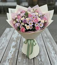 Букет цветов из:  Розы и Хризантемы в Юргамыш
