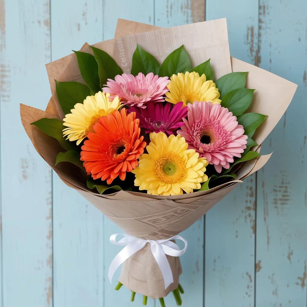 Букет цветов из: Герберы в Юргамыш