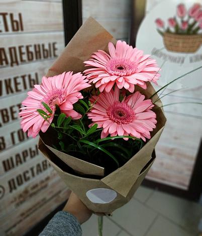 Букет цветов из: Герберы в Юргамыш