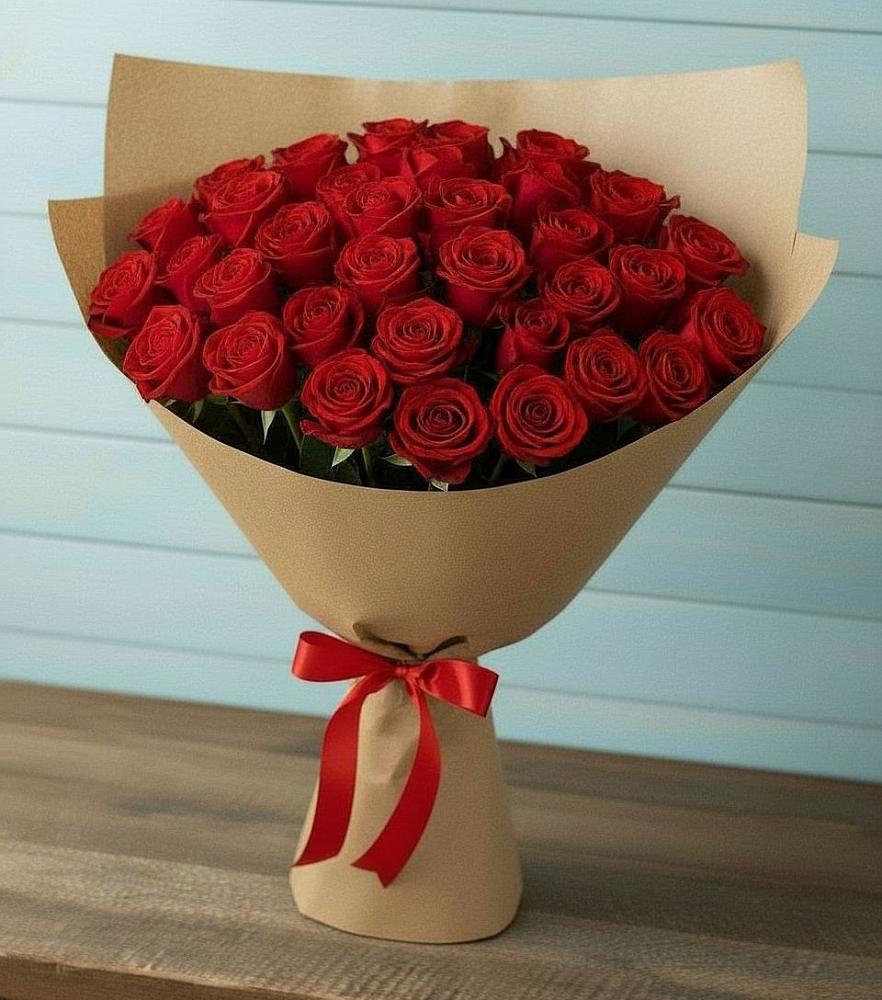 Букет Красные розы Милано в Юргамыш