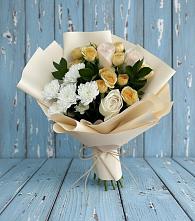 Букет цветов из:  Розы и Хризантемы в Юргамыш