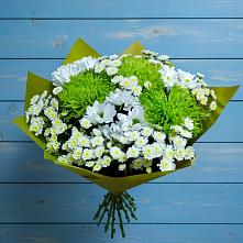 Букет цветов из:  Хризантемы #REPLACE_PRED# Юргамыш
