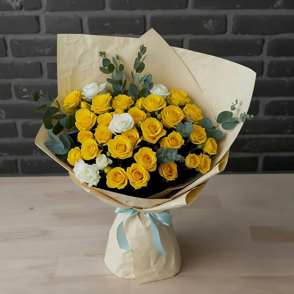 Букет цветов из: Розы в Юргамыш